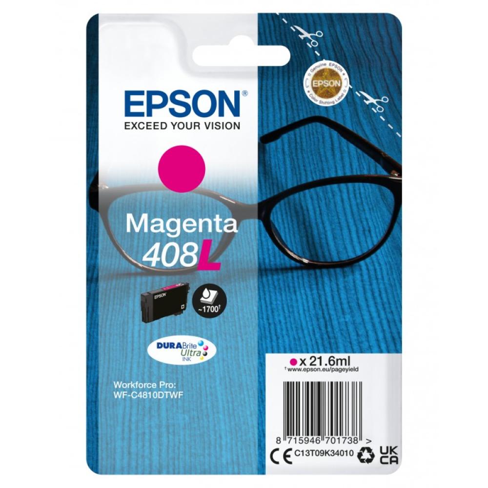 Epson - Singlepack Magenta 408L DURABrite Ultra Ink