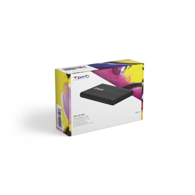 TooQ - CAJA HDD 2.5" SATA A USB 2.0 NEGRA