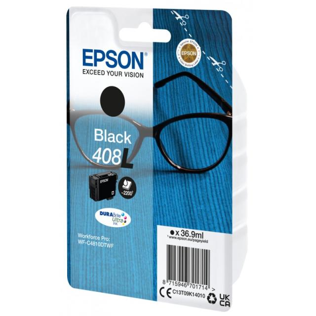 Epson - Singlepack Black 408L DURABrite Ultra Ink