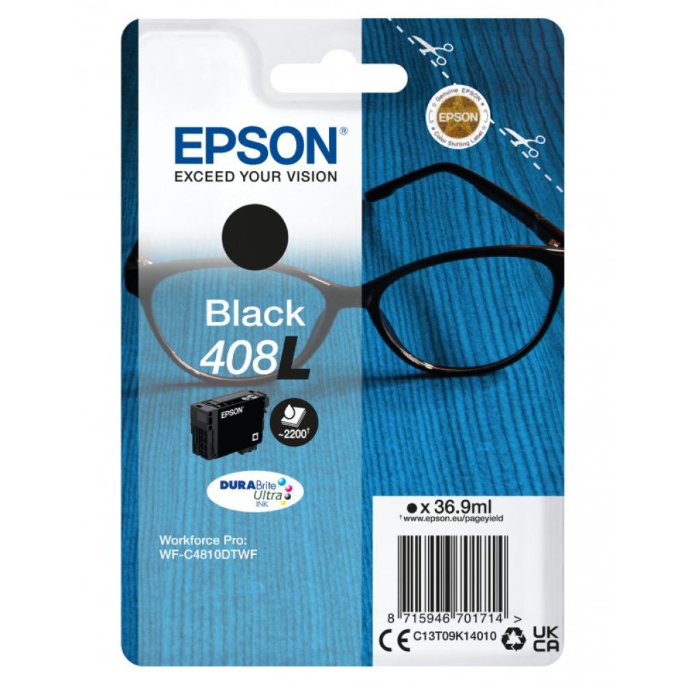 Epson - Singlepack Black 408L DURABrite Ultra Ink