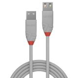Lindy - 36715 cable USB USB 2.0 5 m USB A Gris