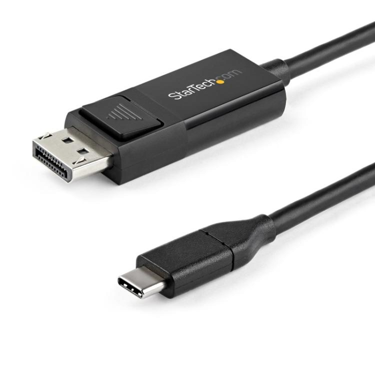 StarTech.com - Cable de 1m USB C a DisplayPort 1.2 de 4K a 60Hz - Cable Adaptador de Vídeo Bidireccional DP a USB-C o USB-C a DP