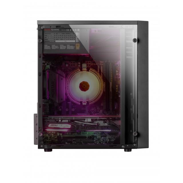 Mars Gaming - MCM, Caja PC Micro ATX, Compacta, 16 Modos ARGB, Ventilador 8 cm