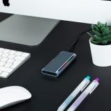 TooQ - Shinobi Caja externa para unidad de estado sólido (SSD) Gris M.2