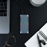 TooQ - Shinobi Caja externa para unidad de estado sólido (SSD) Gris M.2