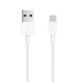 Nanocable - Cable Lightning a USB-A, Lightning/M -USB A/M, Blanco, 50 cm