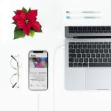 Nanocable - Cable Lightning a USB-C, 50 cm