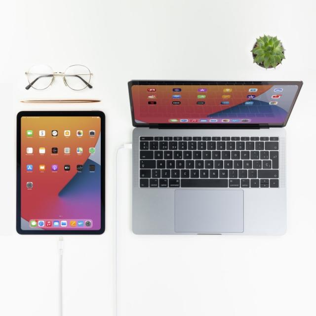 Nanocable - Cable Lightning a USB-C, 50 cm