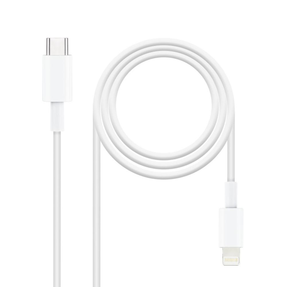 Nanocable - Cable Lightning a USB-C, 50 cm