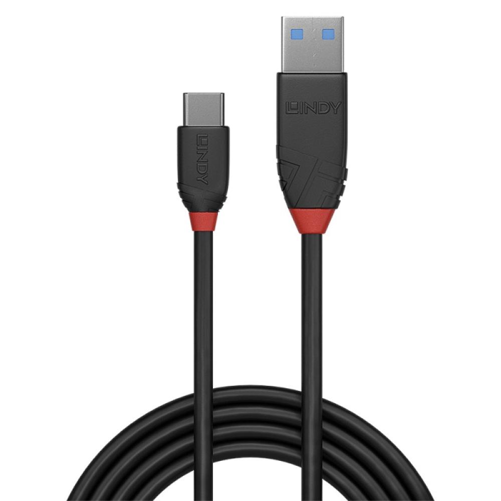 Lindy - 36915 cable USB USB 3.2 Gen 1 (3.1 Gen 1) 0,5 m USB A USB C Negro