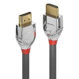 Lindy - 37874 cable HDMI 5 m HDMI tipo A (Estándar) Gris, Plata