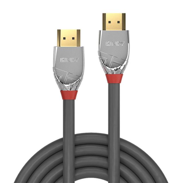 Lindy - 37874 cable HDMI 5 m HDMI tipo A (Estándar) Gris, Plata