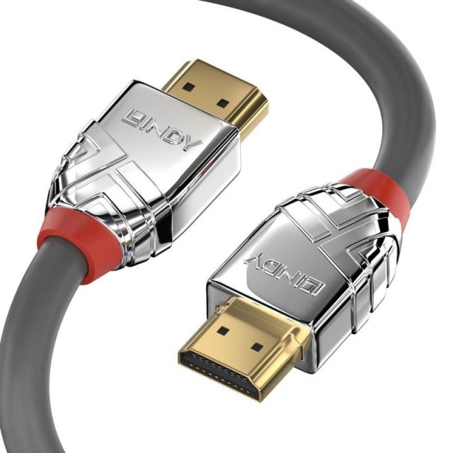 Lindy - 37874 cable HDMI 5 m HDMI tipo A (Estándar) Gris, Plata