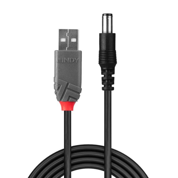 Lindy - 70267 cable USB USB 2.0 1,5 m USB A CC Negro