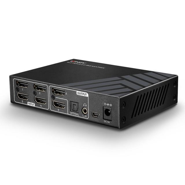 Lindy - 38084 matriz de conmutación Matriz de conmutación AV