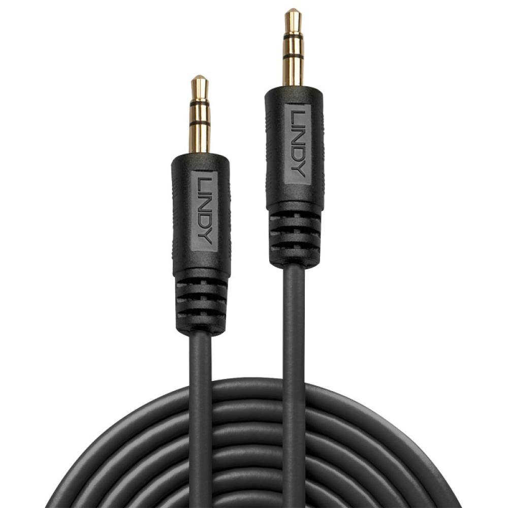 Lindy - 35644 cable de audio 5 m 3,5mm Negro