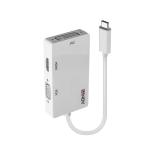 Lindy - 43273 Adaptador gráfico USB 3840 x 2160 Pixeles Blanco
