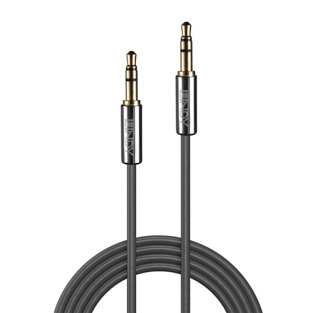 Lindy - 35321 cable de audio 1 m 3,5mm Antracita