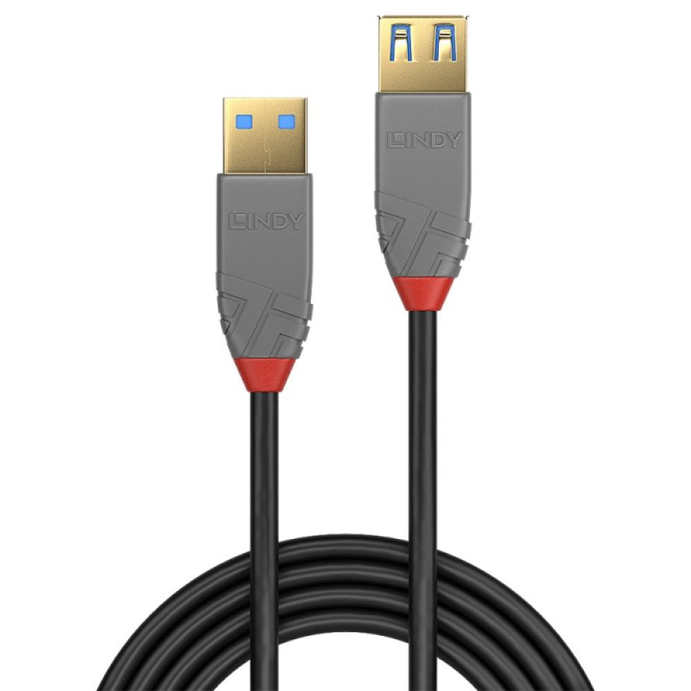Lindy - 36760 cable USB USB 3.2 Gen 1 (3.1 Gen 1) 0,5 m USB A Negro