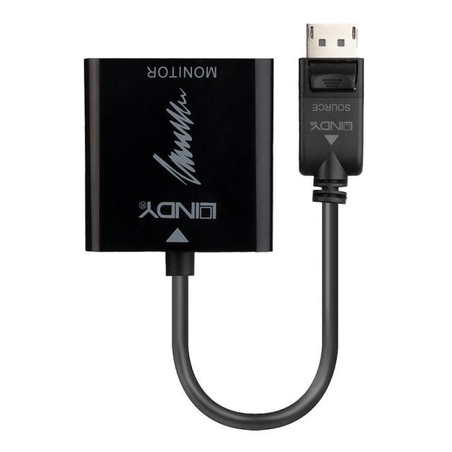 Lindy - 41068 adaptador de cable de vídeo 1,5 m DisplayPort HDMI tipo A (Estándar) Negro