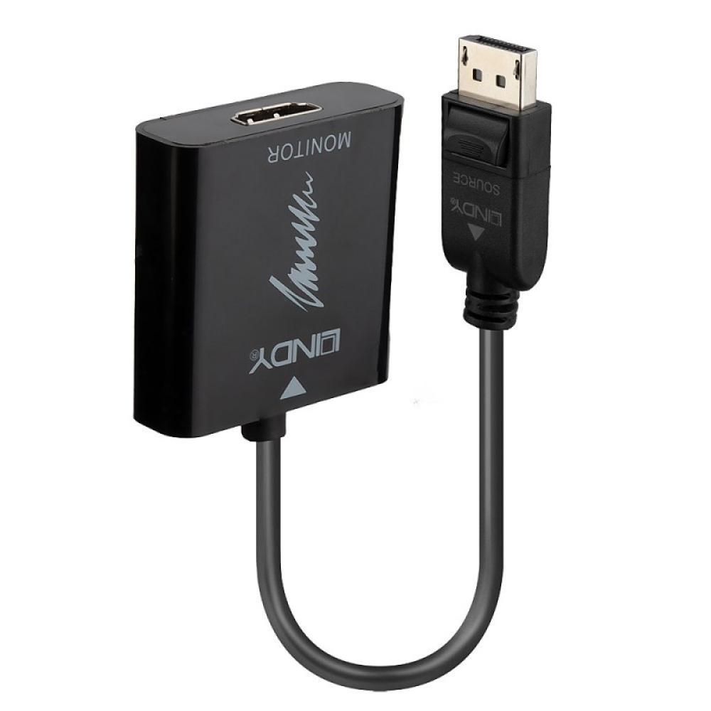 Lindy - 41068 adaptador de cable de vídeo 1,5 m DisplayPort HDMI tipo A (Estándar) Negro