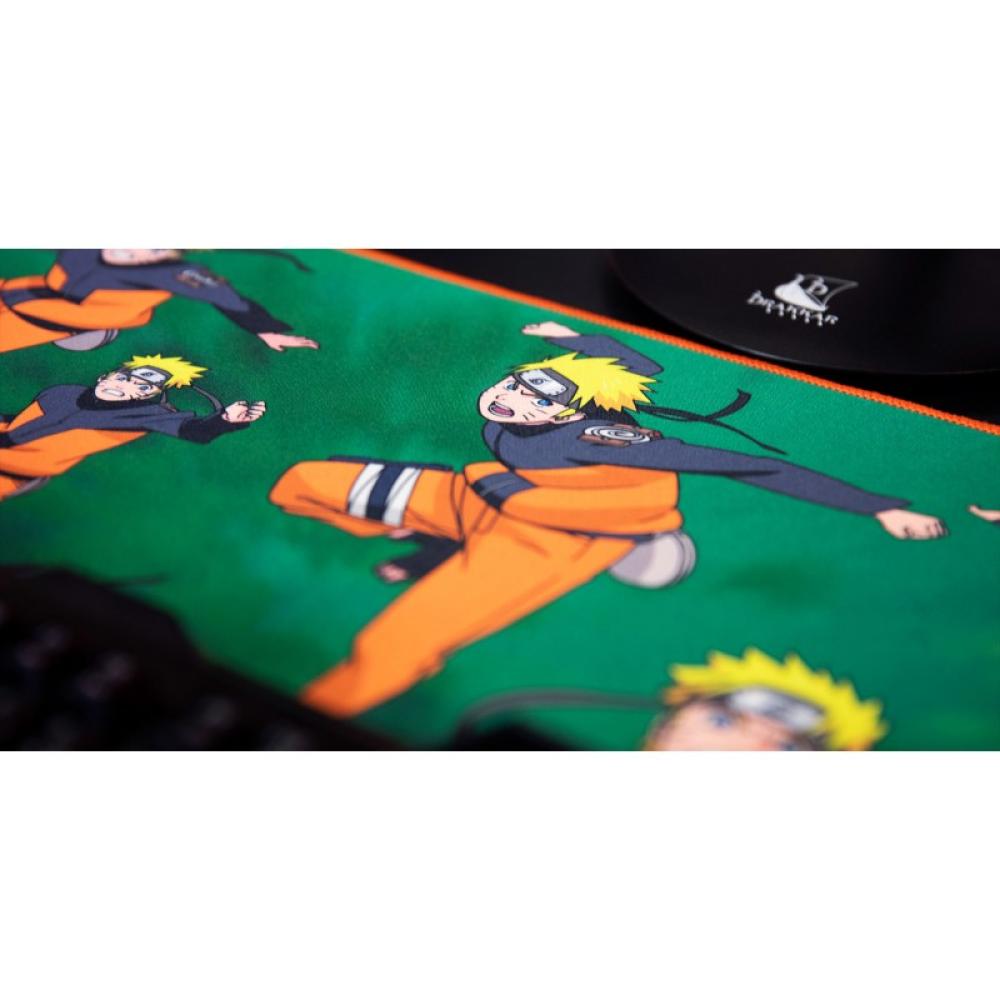 Konix - Naruto KX MOUSEPAD XXL GREEN Alfombrilla de ratón para juegos Multicolor