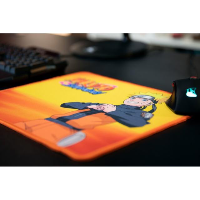 Konix - Naruto KX MOUSEPAD ORANGE Alfombrilla de ratón para juegos Naranja, Amarillo