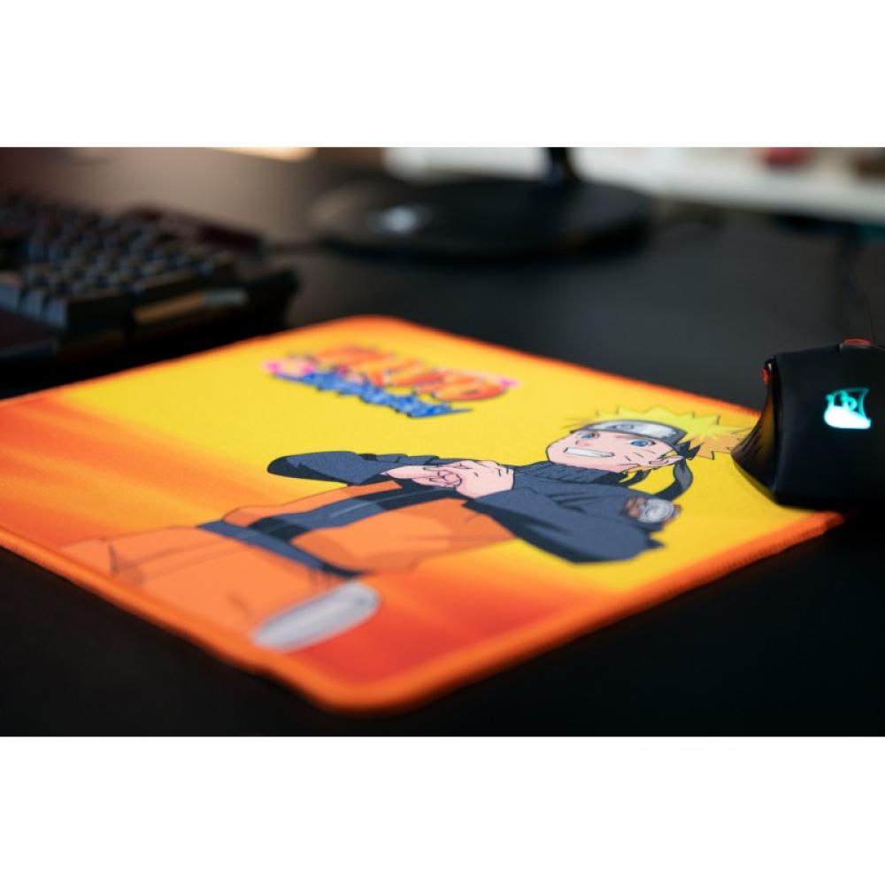 Konix - Naruto KX MOUSEPAD ORANGE Alfombrilla de ratón para juegos Naranja, Amarillo