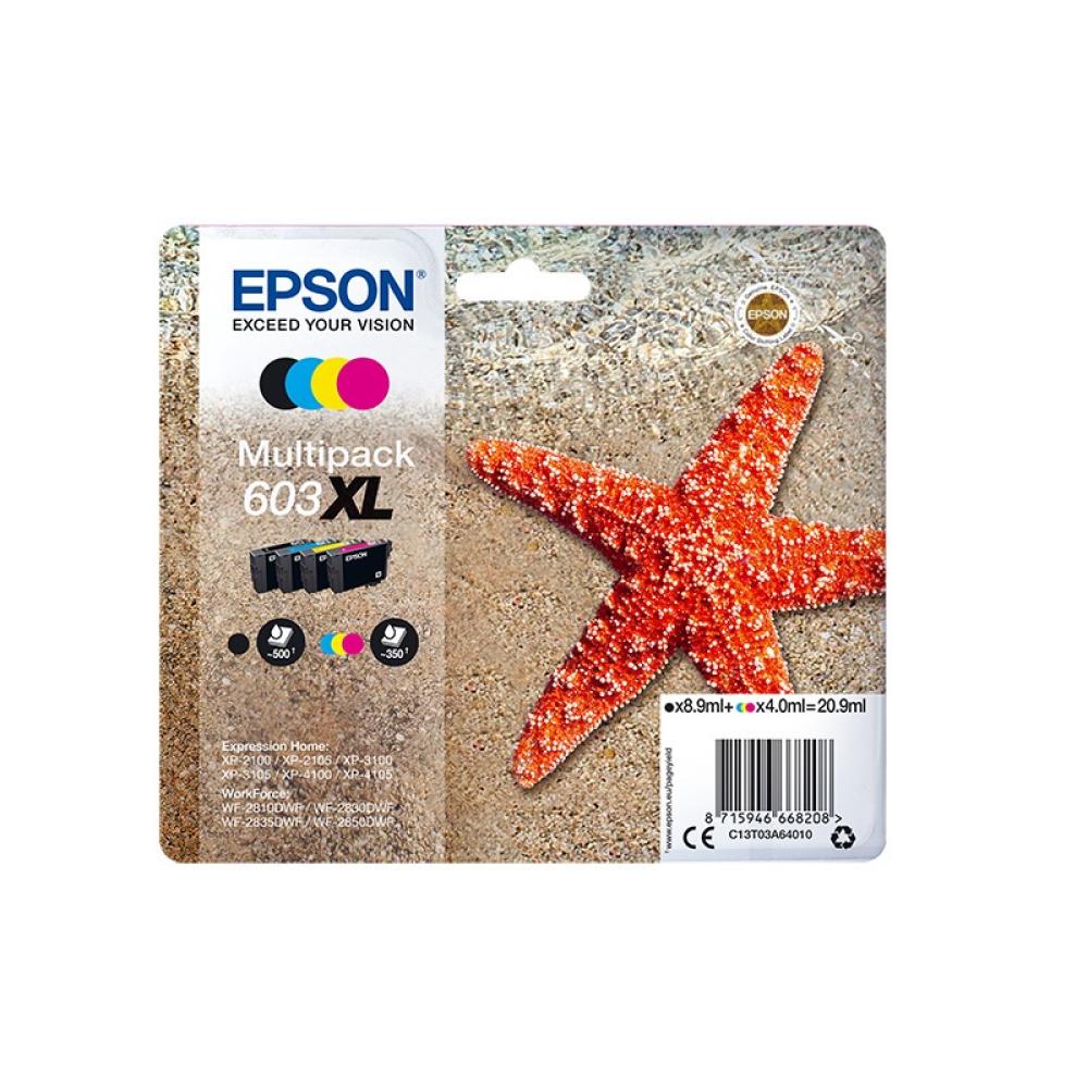 Epson - Multipack 4-colours 603XL Ink - C13T03A64020