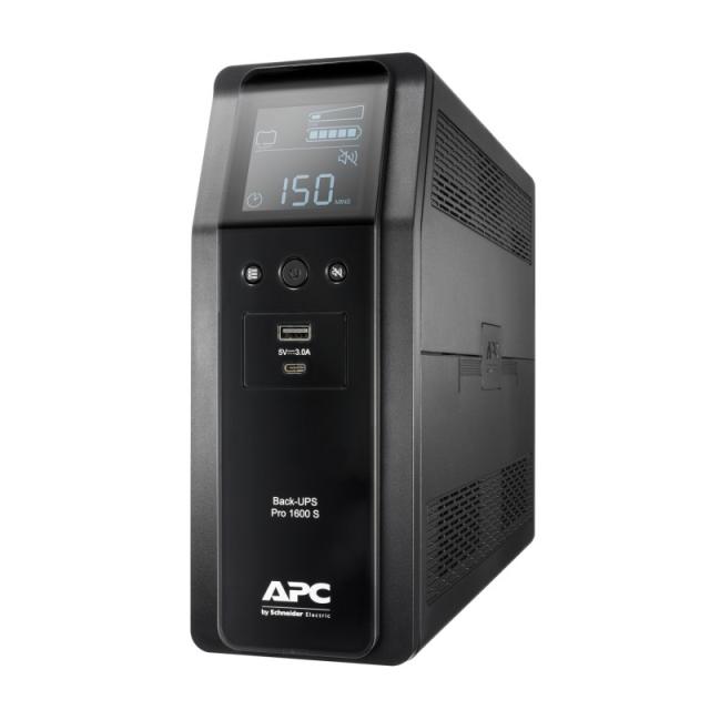 APC - BR1600SI sistema de alimentación ininterrumpida (UPS) Línea interactiva 1,6 kVA 960 W 8 salidas AC