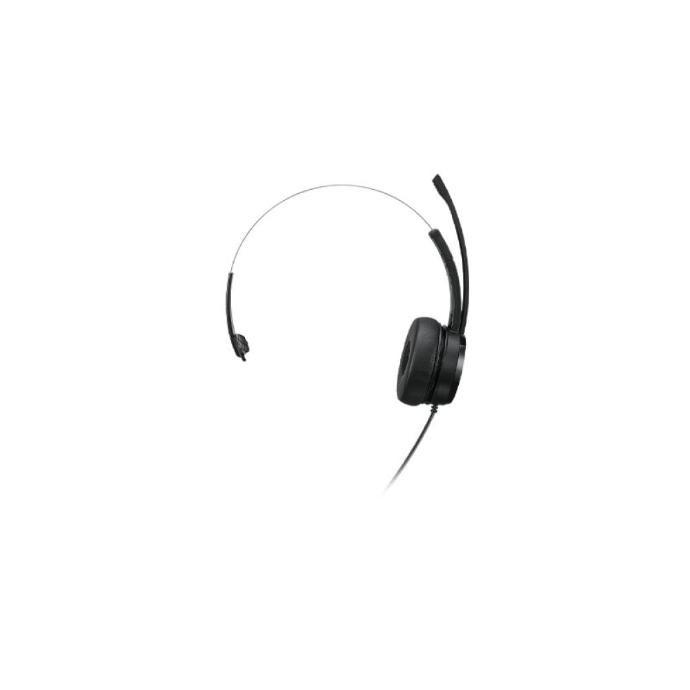 Lenovo - 100 Mono Auriculares Alámbrico Diadema Oficina/Centro de llamadas USB tipo A Negro