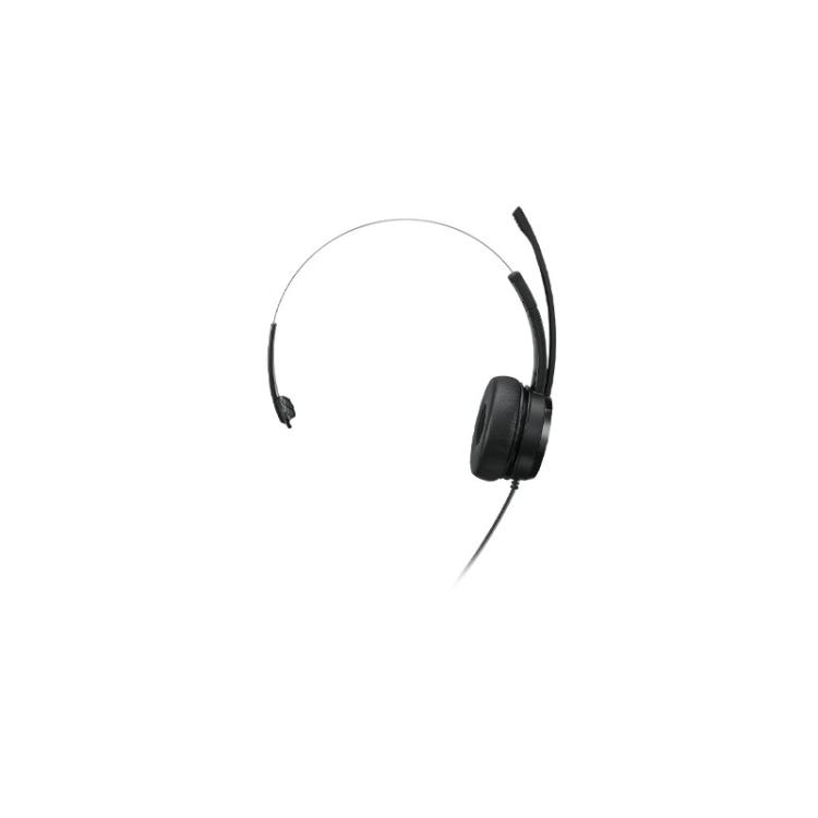 Lenovo - 100 Mono Auriculares Alámbrico Diadema Oficina/Centro de llamadas USB tipo A Negro