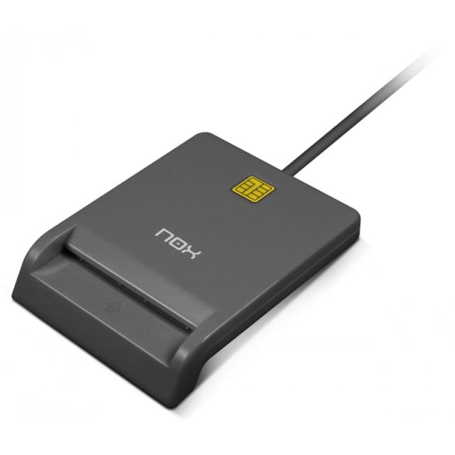 NOX - Lite Card ID lector de tarjeta inteligente Interior USB USB 2.0 Negro