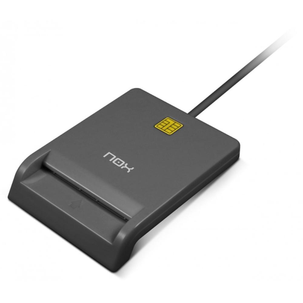 NOX - Lite Card ID lector de tarjeta inteligente Interior USB USB 2.0 Negro