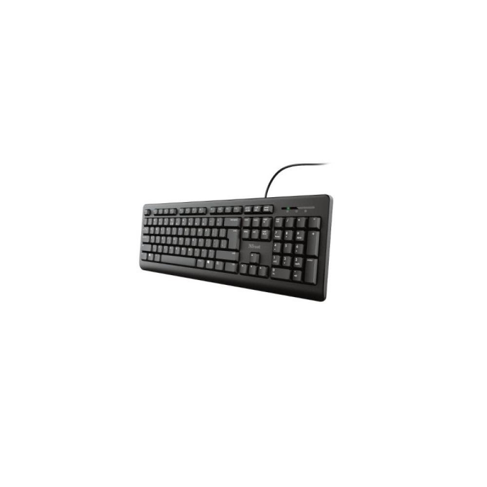 Trust - TK-150 teclado Universal USB QWERTY Español Negro