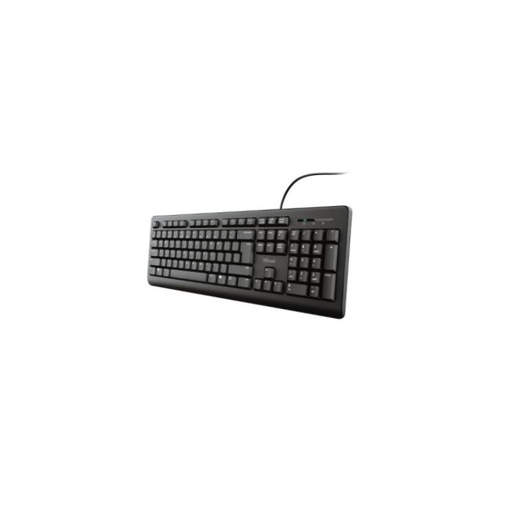 Trust - TK-150 teclado Universal USB QWERTY Español Negro