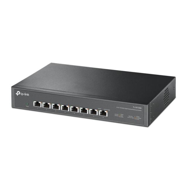 TP-Link - TL-SX1008 switch No administrado 10G Ethernet (100/1000/10000) 1U Negro