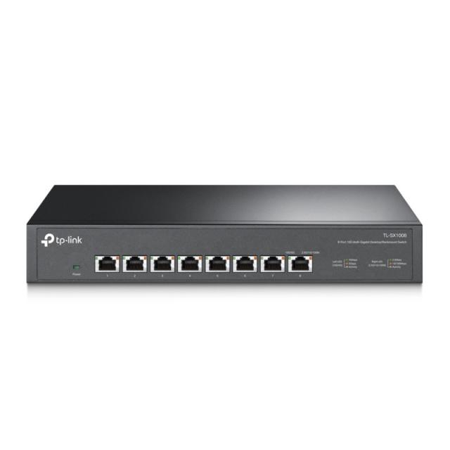 TP-Link - TL-SX1008 switch No administrado 10G Ethernet (100/1000/10000) 1U Negro