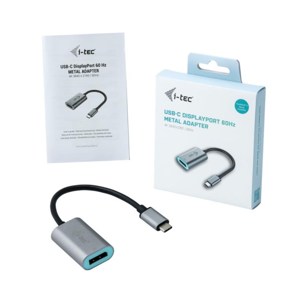 i-tec - Metal USB-C Display Port Adapter 4K/60Hz