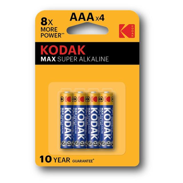 Kodak - AAA Batería de un solo uso Alcalino - 30952812
