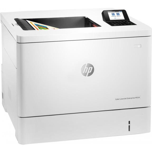 HP - Color LaserJet Enterprise Impresora M554dn