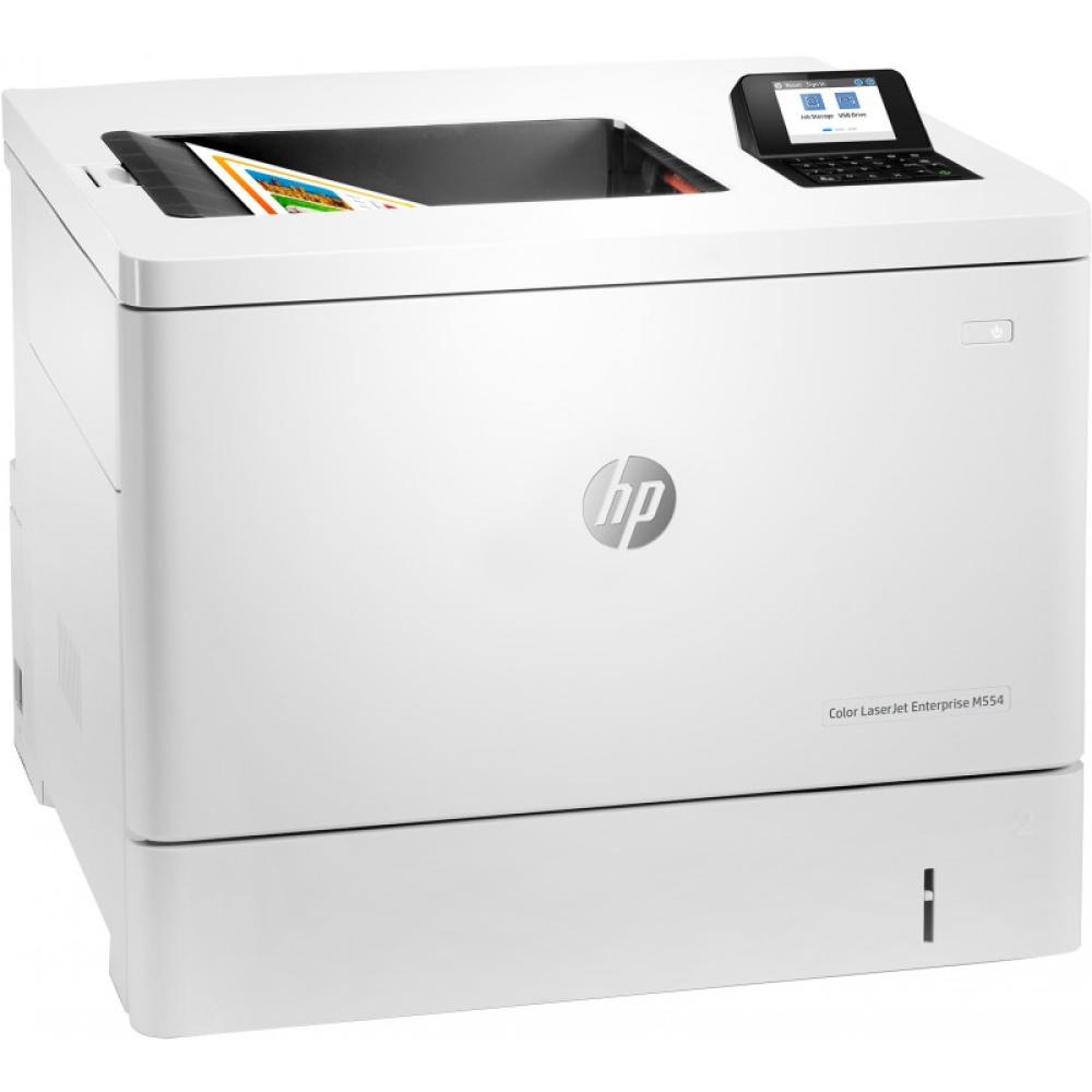 HP - Color LaserJet Enterprise Impresora M554dn