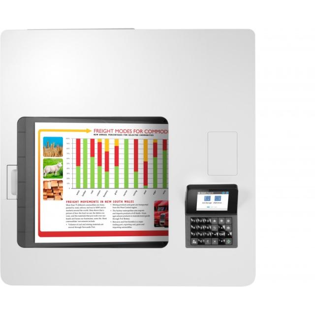 HP - Color LaserJet Enterprise Impresora M554dn