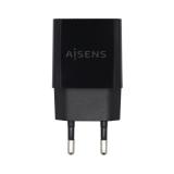 AISENS - Cargador USB 10W Alta Eficiencia, 5V/2A, Negro - A110-0527