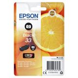 Epson - Oranges Singlepack Photo Black 33 Claria Premium Ink