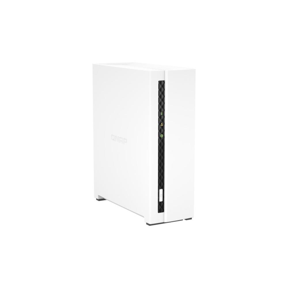 QNAP - TS-133 servidor de almacenamiento NAS Torre Cortex-A55 2 GB DDR4 0 TB QNAP Turbo System Blanco