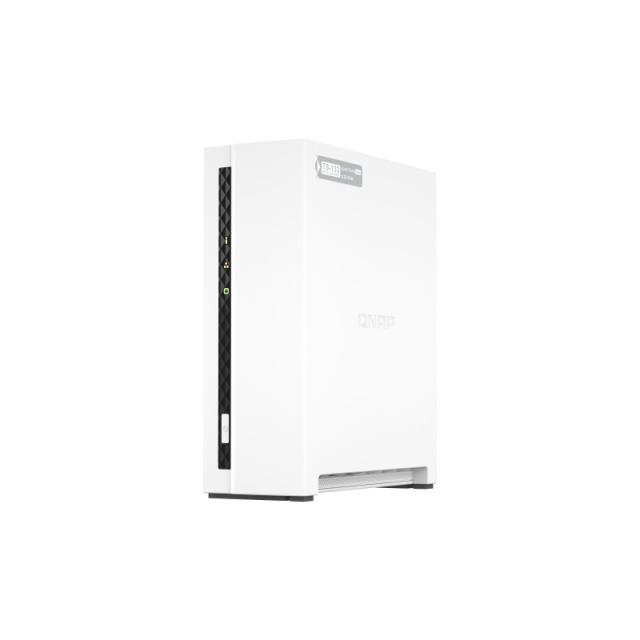 QNAP - TS-133 servidor de almacenamiento NAS Torre Cortex-A55 2 GB DDR4 0 TB QNAP Turbo System Blanco