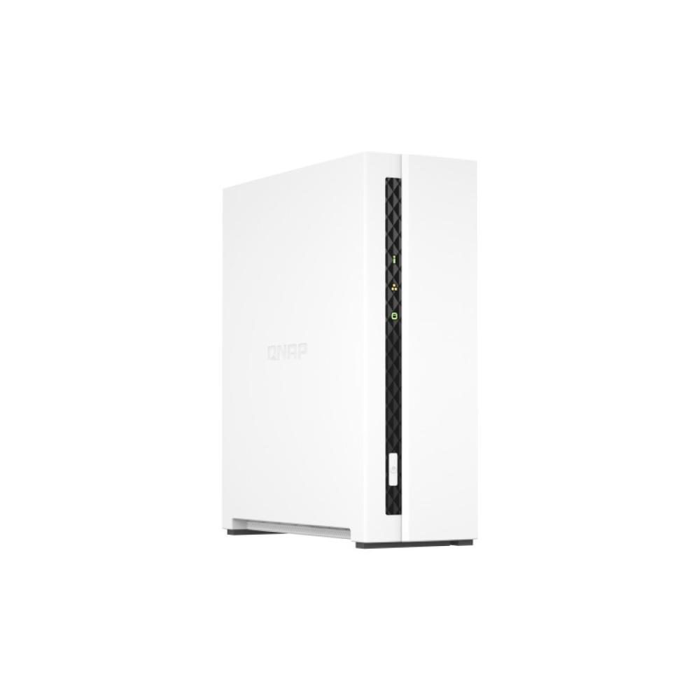 QNAP - TS-133 servidor de almacenamiento NAS Torre Cortex-A55 2 GB DDR4 0 TB QNAP Turbo System Blanco