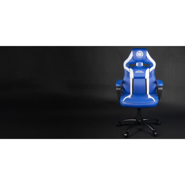 Konix - My Hero Academia KX MHA GAMING CHAIR Silla para videojuegos universal Asiento acolchado Azul, Blanco