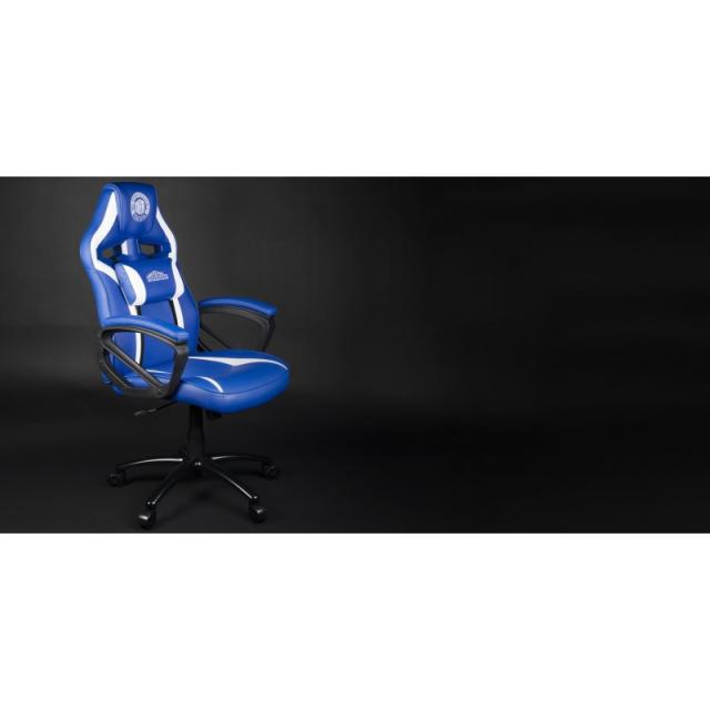 Konix - My Hero Academia KX MHA GAMING CHAIR Silla para videojuegos universal Asiento acolchado Azul, Blanco
